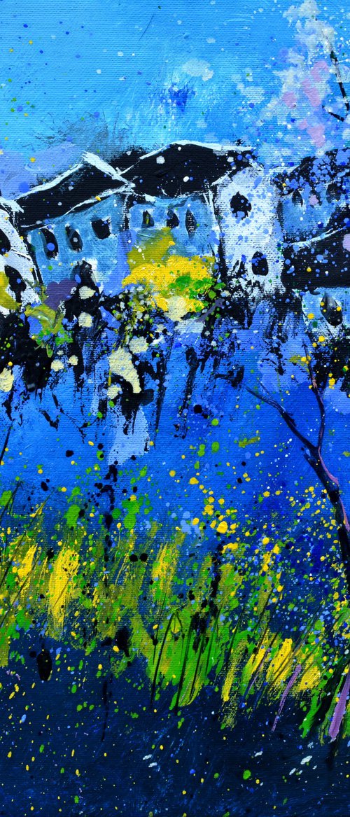 Blue village by Pol Henry Ledent