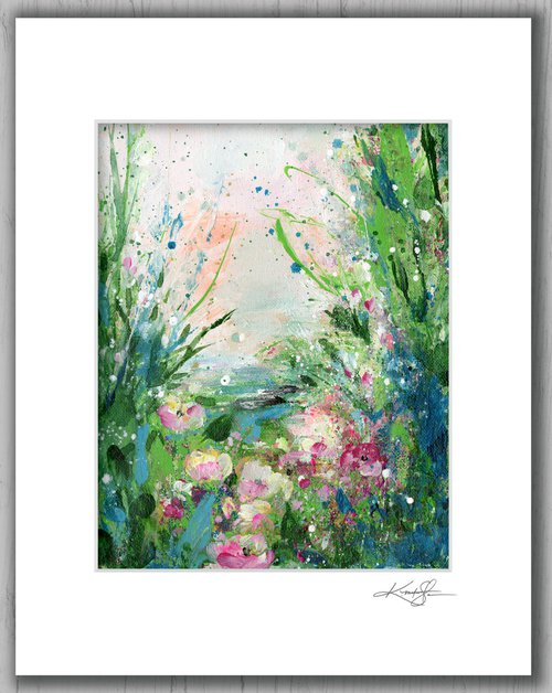 Lost In The Meadow 51 - Floral Abstract Painting by Kathy Morton Stanion by Kathy Morton Stanion