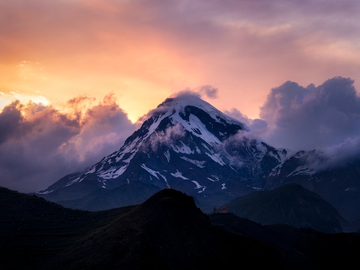 Kazbegi, Republic of Georgia - Limited Edition by Francesco Carucci