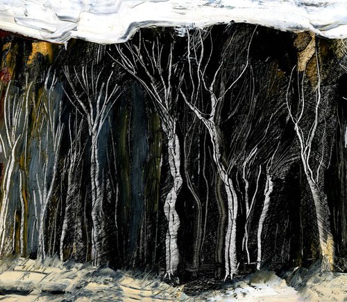 Mountain Ash Tree, Winter by Elizabeth Anne Fox