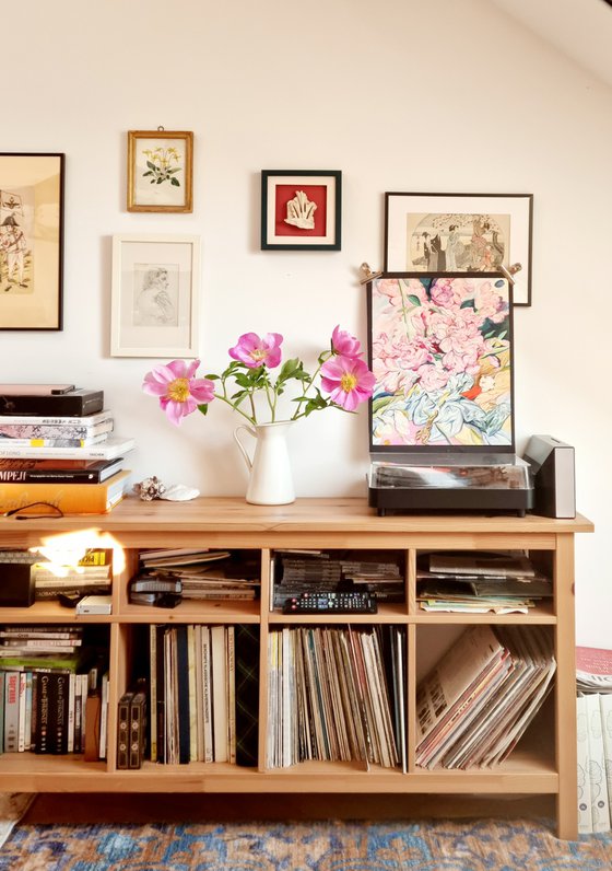 Still life with Pink flowers