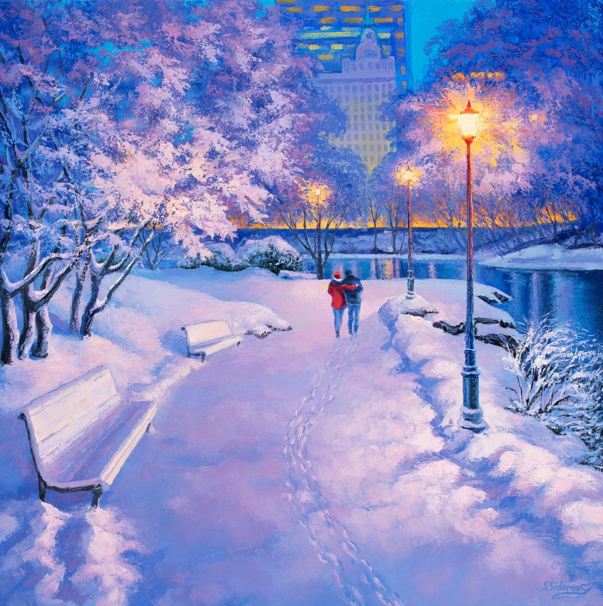 Soft Lilac Winter by Stanislav Sidorov