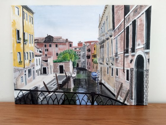 View from a footbridge