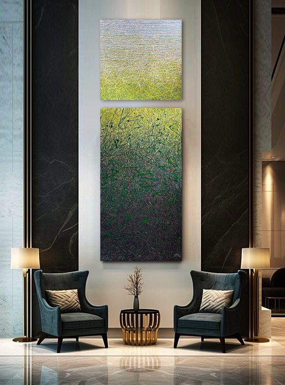 In search of silence- 2 (green)