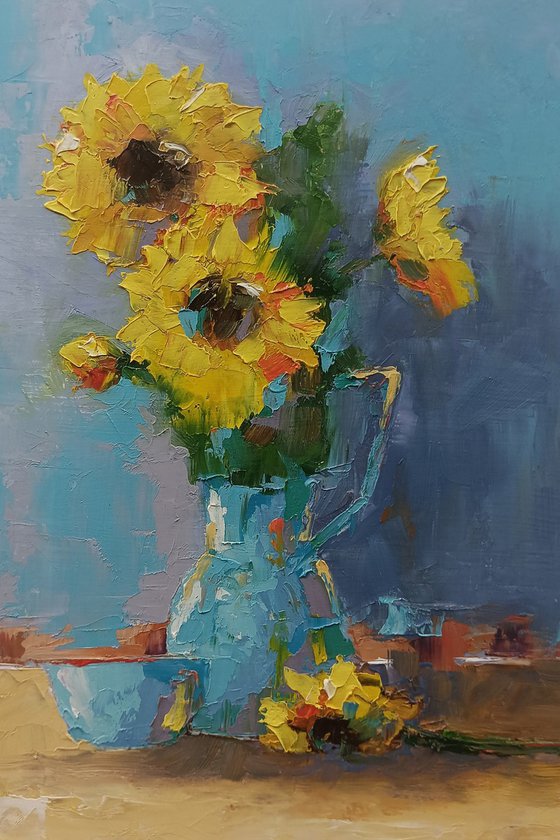 Sunflowers still life