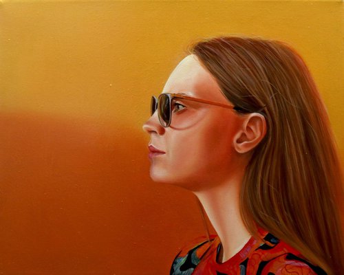 Orange Portrait by Gennaro Santaniello