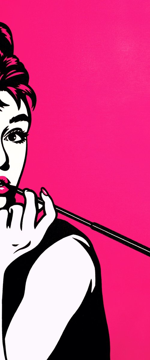 Audrey Hepburn by Jamie Lee