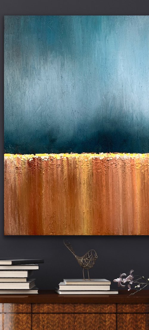 Abstract Landscape 1001 - Large 100cm x 80cm by Jonesy
