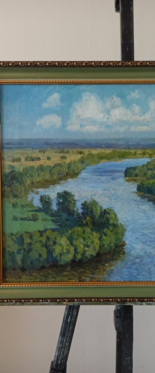 The Kama river in Yelabuga by Olga Goryunova