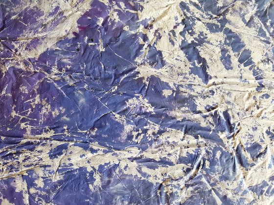 Violet away (n.260) - 90 x 70 x 2,50 cm - ready to hang - acrylic painting on stretched canvas