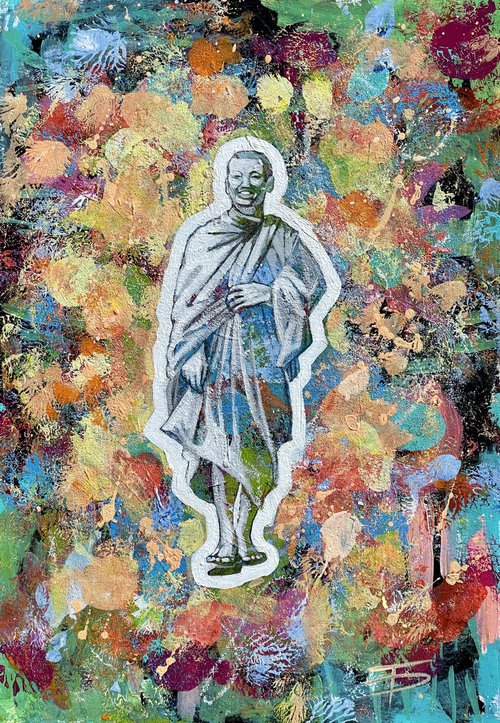 Buddhist monk 2 by Diana Titova