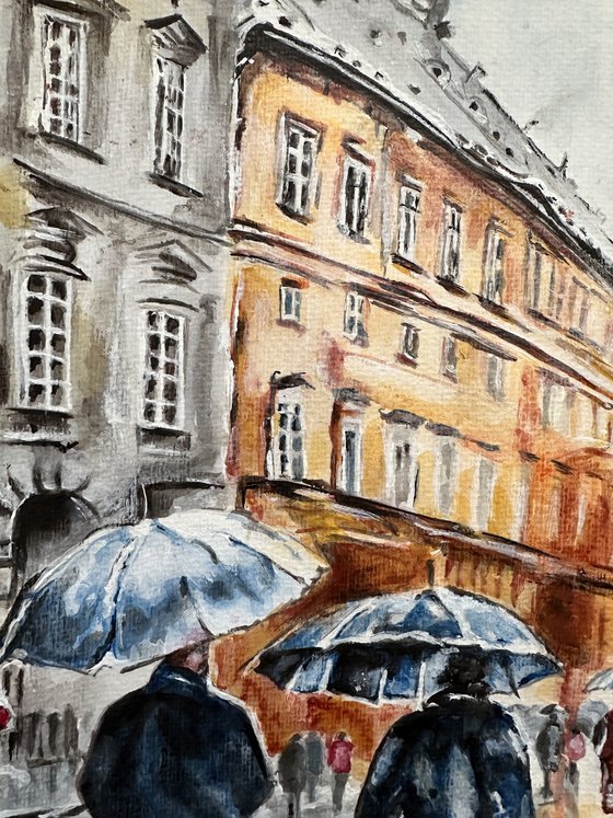 Rainy Day in Krakow