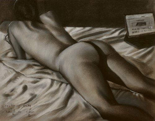 Reclining Nude – 19-09-21 by Corné Akkers