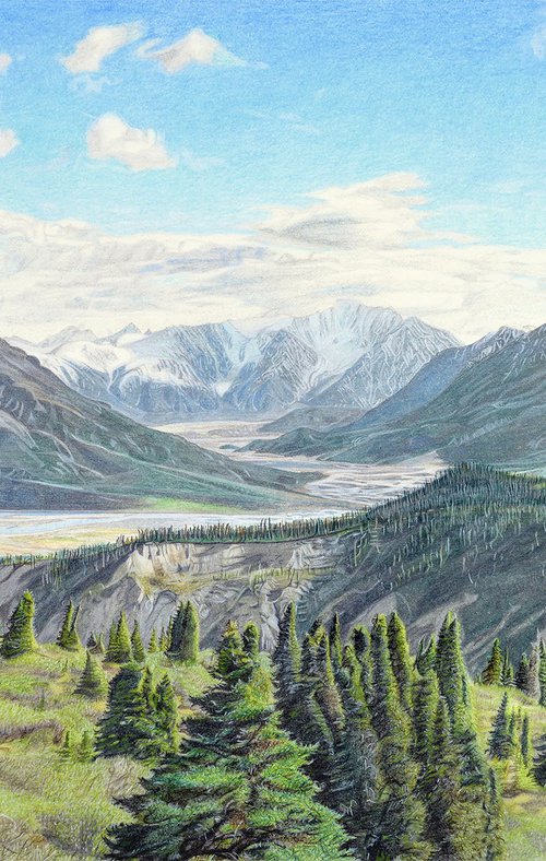 Serene Mountains by Paramjeet Kaur