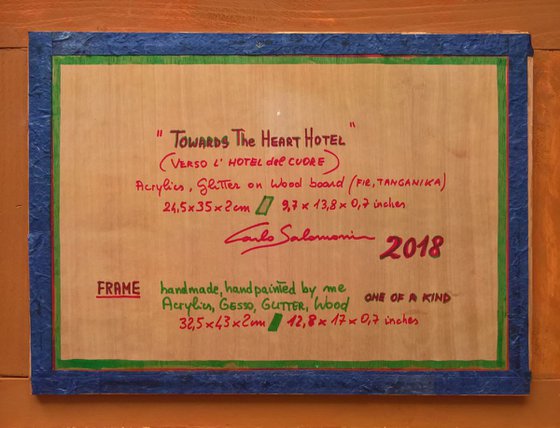 - TOWARDS THE HEART HOTEL - ( 33 x 43 cm )