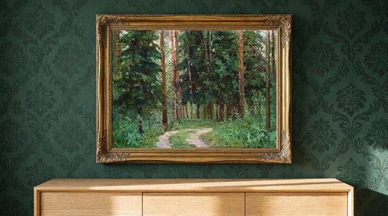Among the spruces