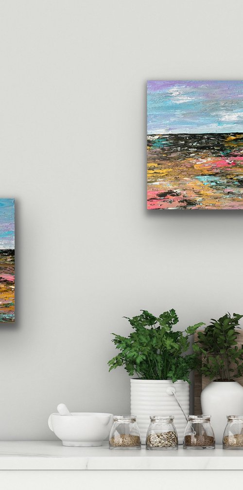 Landscape of Summer Diptych by Pooja Verma
