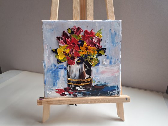 flowers in a vase still life