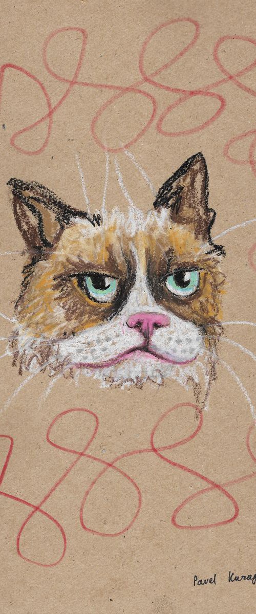 Grumpy cat by Pavel Kuragin