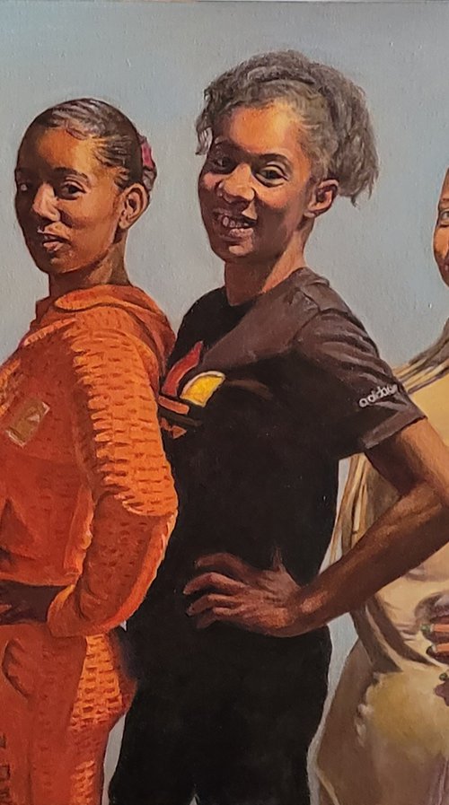 Commission Portraits for Uncle Todd by QI Debrah