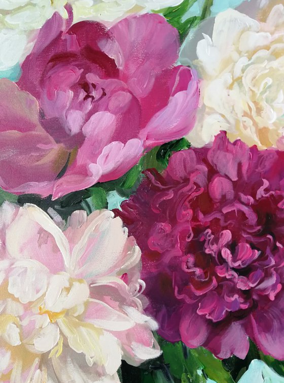 “Summer Flowers. Peonies”