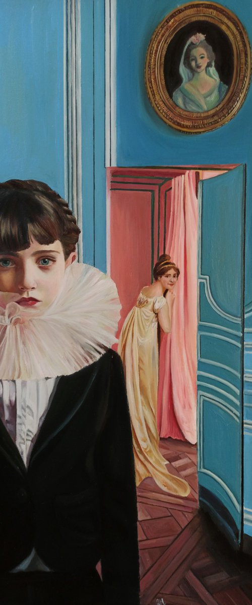 The Lady at the window by Laura Muolo