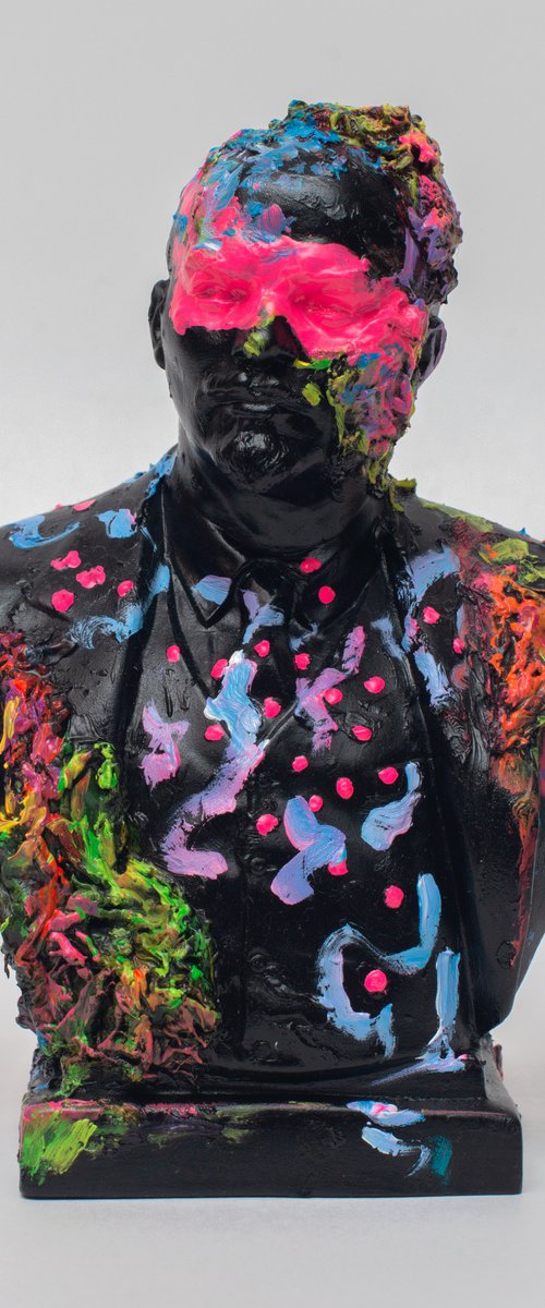 Black Lenin with Bright Spots by Oleksandr Balbyshev