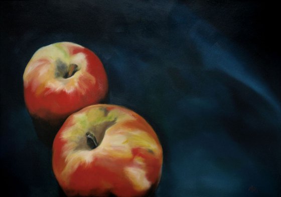 Still Life - Two Apples (i)