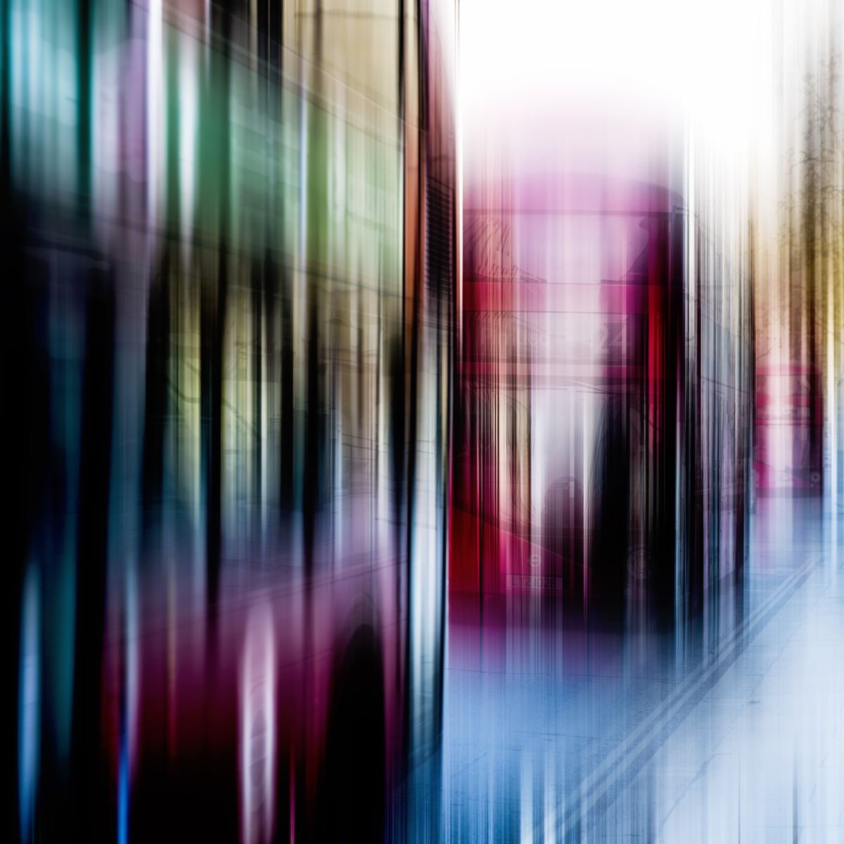 Abstract London: Buses by Graham Briggs