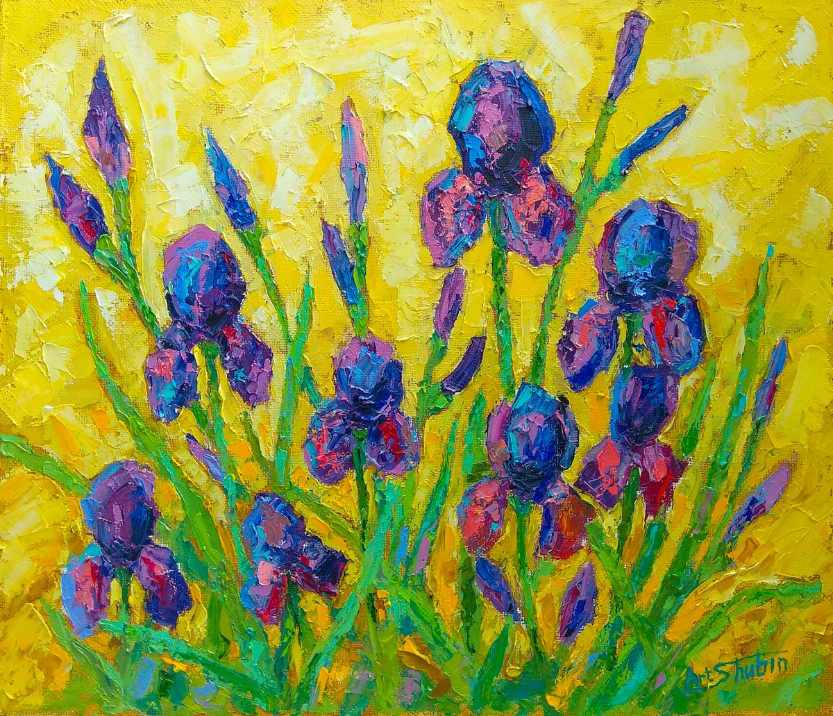 Irises by Artem Shubin