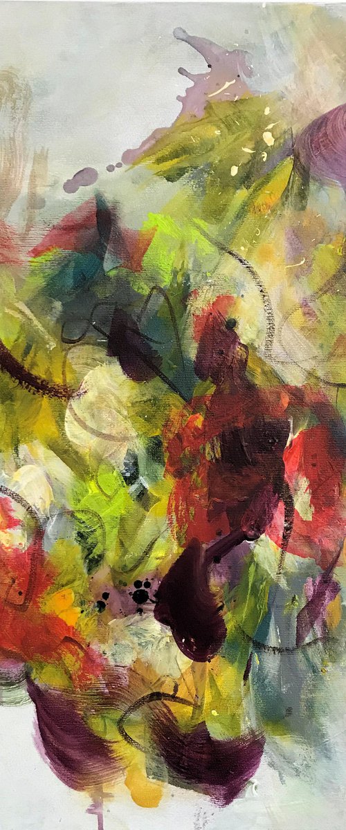 Floral Abstract III - Mixed Bouquet by Anja Stemmer