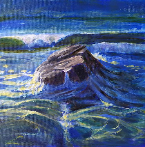 Sea rock by Elena Sokolova