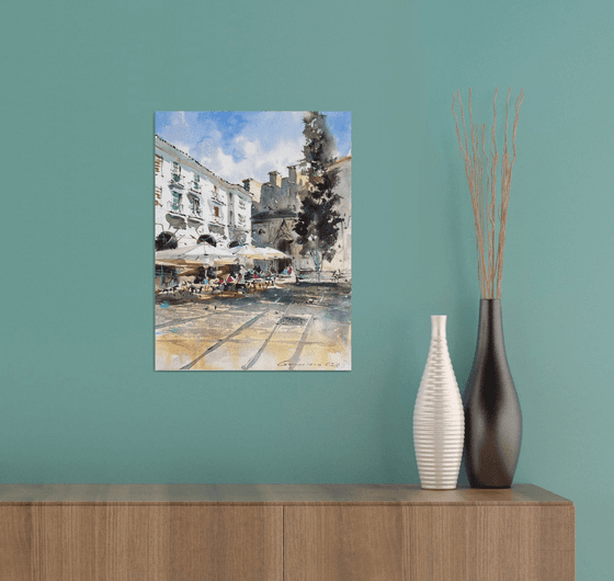 Sunlit Spanish Streets