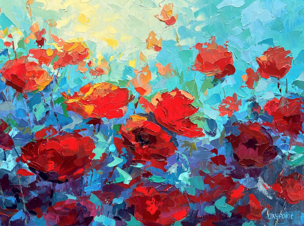 The Waltz of Poppies by OXYPOINT