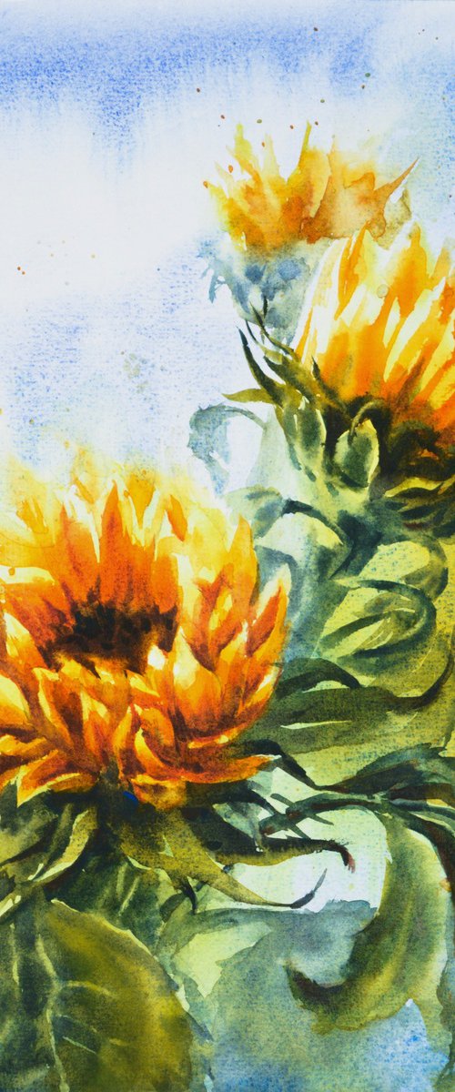 Sunflower by Lida Duchnewitsch