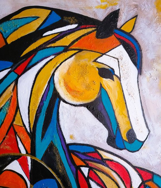 Mosaic Mustang