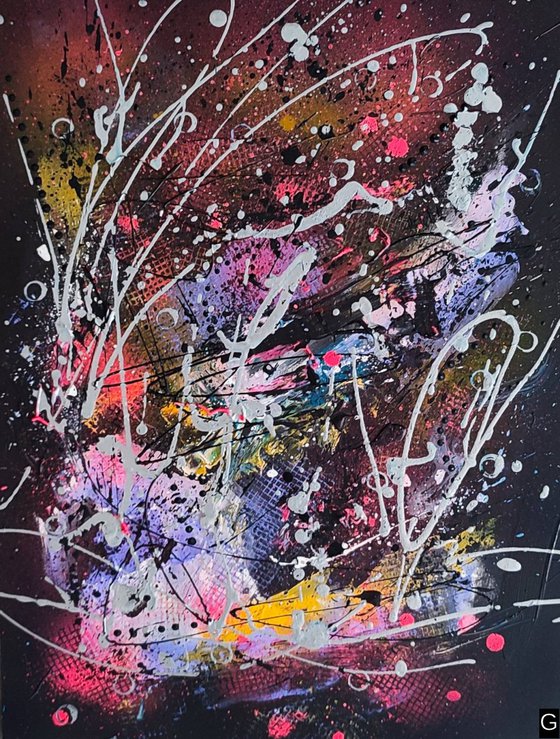 Set of 3 Hand-Painted Wood Panels