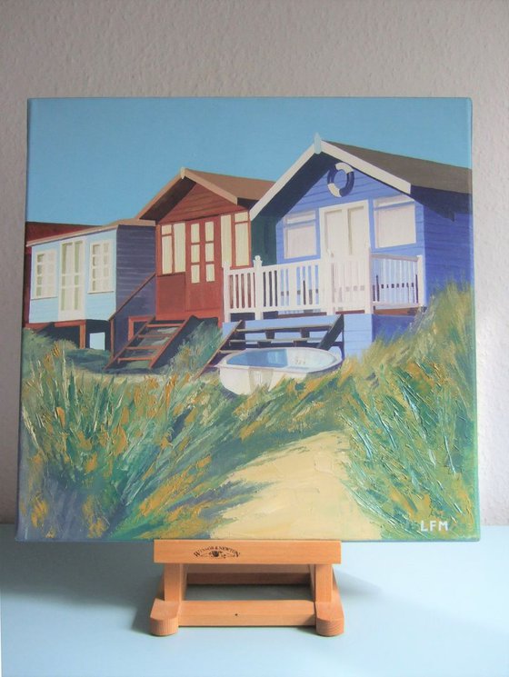 Beach Huts and Boat