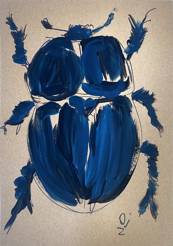 Blue Scarab