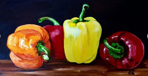Peppers.Still life.