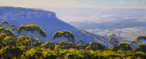 Blue Mountains Australian landscape