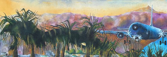 Landing at dawn