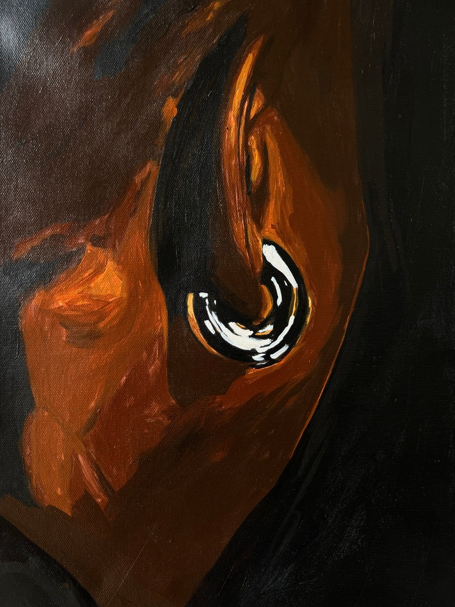 In The Quiet By Emmanuel Akolo, 12 X 16, Artwork For Sale On Artfinder