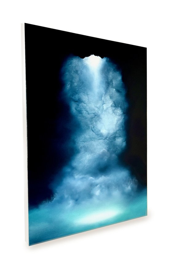 Deep Blue - Abstract - 60cm x 80cm