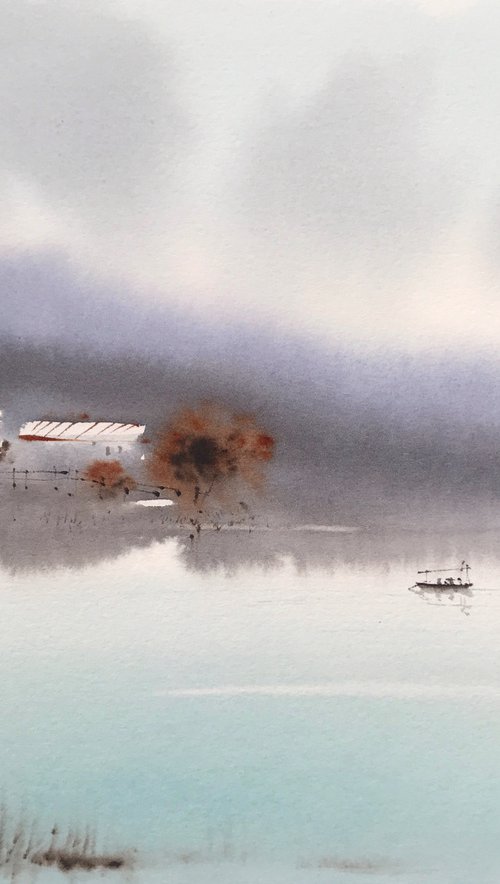 Asian landscape #3 by Eugenia Gorbacheva