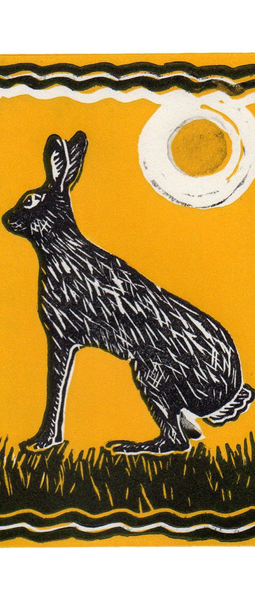 Golden Hare by Drusilla  Cole