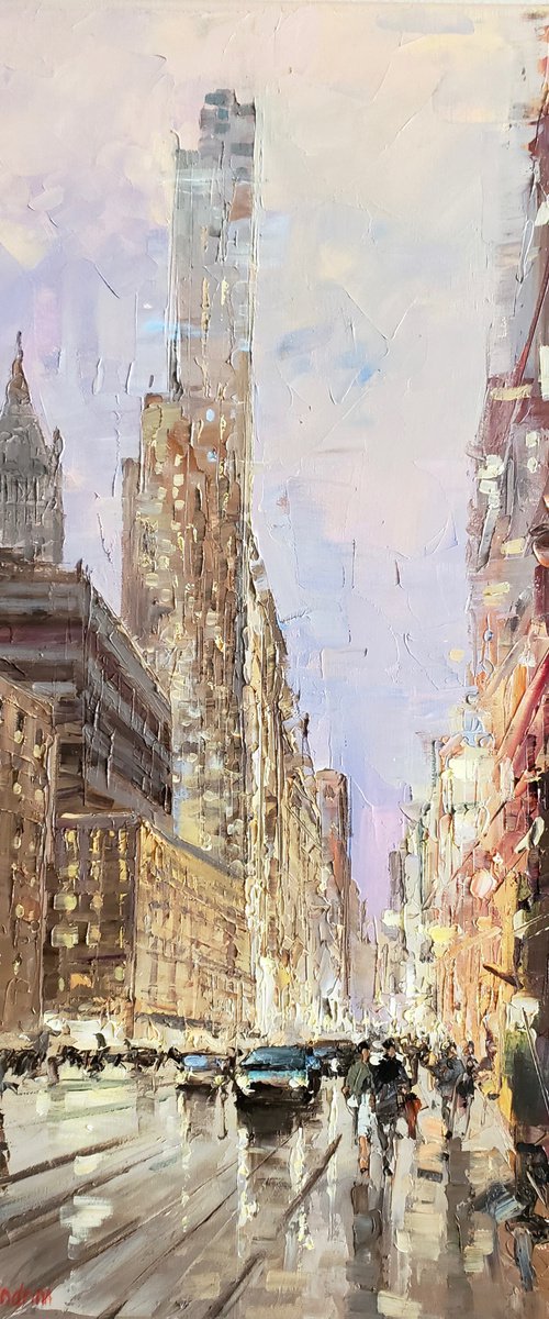 CITY LIGHTS B-32. by Irina Alexandrina