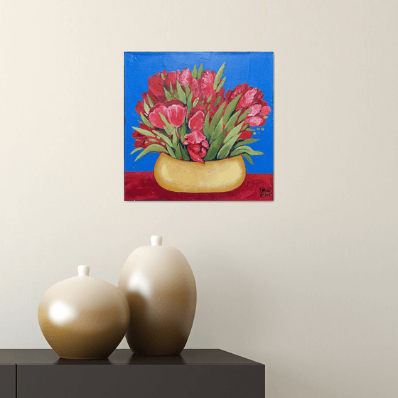 Red tulips