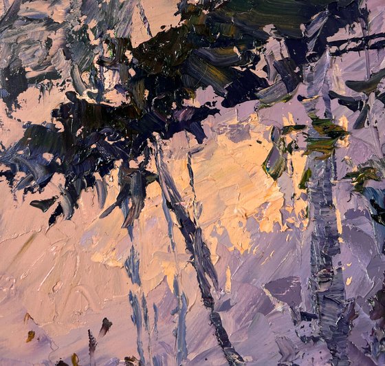 Fog in the Autumn Forest