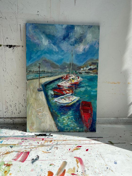 MORNING IN A LITTLE HARBOR